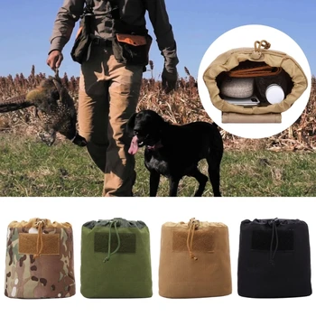 Тактически Складывающаяся сумка для хранения магазина на шнурке, поясная сумка для охоты на открытом воздухе, удобная для переноски