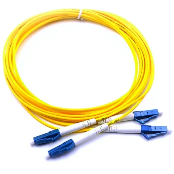 10 шт. высококачественный Однорежимный дуплексный волоконно-оптический патч-корд LC-LC FTTH LC Duplex волоконно-оптический патч-кабель Fiber Бесплатная доставка