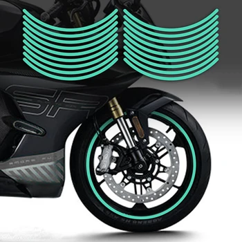Наклейка на ступицу колеса мотоцикла, отличительные знаки, Светоотражающая лента на ободе, полосатая лента ДЛЯ VOGE 500R 525R DS650 DS500