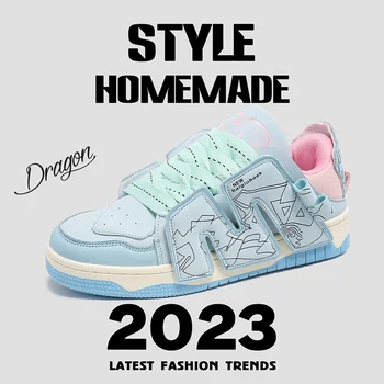 Новые Оригинальные дизайнерские кроссовки Мужские Женские Тенденции 2023 года Обувь для скейтборда Унисекс Кроссовки для скейтбординга на платформе для мужчин Уличная обувь