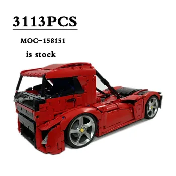 Новый MOC-158151 Классический грузовик Iron Knight Static Edition 3113 Штук Подходит для 42143 Строительных блоков, Детских игрушек, подарков на день рождения