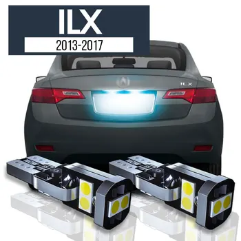 2шт Светодиодная лампа освещения номерного знака Canbus Аксессуары для Acura ILX 2013 2014 2015 2016 2017