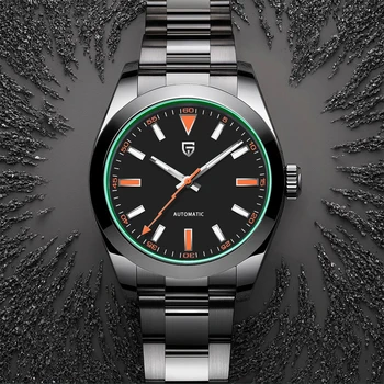 Мужские часы PAGANI DESIGN, лучший бренд, роскошные механические автоматические часы из зеленого сапфирового стекла, мужские спортивные часы NH35A из нержавеющей стали