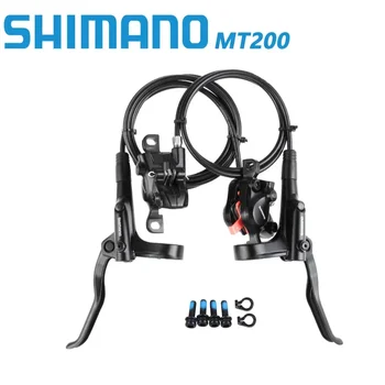 Велосипедный Тормоз Shimano MTB Brake Гидравлический Дисковый Тормоз BR BL MT200 800/850/1450/1400 мм Горный Зажим Тормоза модернизированные MT315