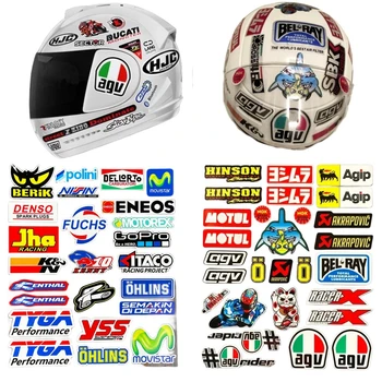 Светоотражающие наклейки на кузов мотоцикла, наклейки на шлем, Графический Ламинированный комплект для мотоцикла Vespa Honda Ducati Suzuki Piaggio BMW