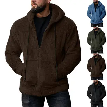 Мужские зимние толстовки в стиле милитари, уличные куртки из плотного теплого кораллового флиса, походные куртки для кемпинга, уличная одежда, повседневные пальто, мужские парки