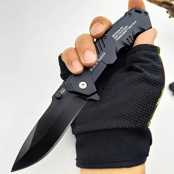 Карманный Складной Нож, Тактические Ножи, Портативный EDC-нож, Инструмент для выживания в кемпинге, Охотничий Резак, нож с лезвием из нержавеющей стали