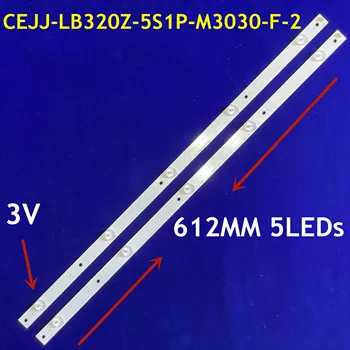 Светодиодная лента из 5 Ламп для CEJJ-LB320Z-5S1P-M3030-F-2 AOC LE32M3776 LE32M3778 LE32S5778 32PHF5292 32PHF5252 32PHF3212 32PHF3282/T3